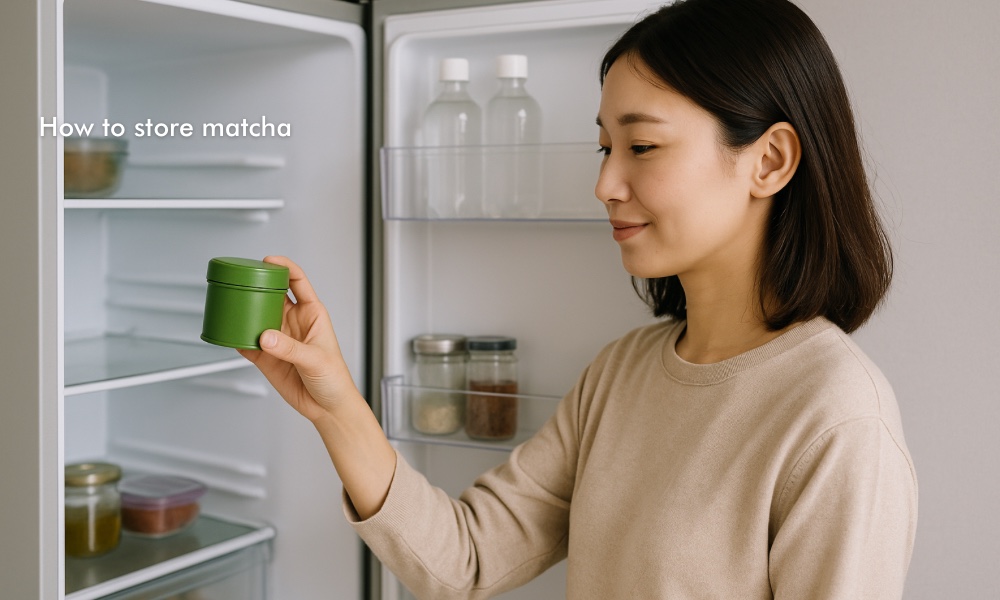 how to store matcha